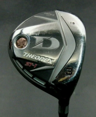 Japanese Daiwa Theorex ST-1 15° 3 Wood Stiff Graphite Flex Shaft Daiwa Grip - Image 1 of 4