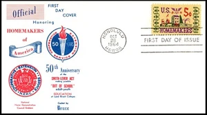 1253-5 FDC, Bruce Cachet, OF, Senza indirizzo, ottimo colore. - Foto 1 di 3