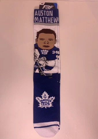 FBF Originals Hockey | Toronto Maple Leafs Auston Matthews SOCKS | NEW WITH TAGS Cover