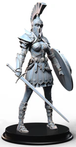 Personaje Jugable Dungeons & Dragons - Eris Humana Femenina - Espartano, Guerrero - Imagen 1 de 12