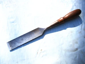 BEAUTIFUL BUCK BROTHERS 1 1/2" WIDE GOUGE CHISEL - #5 SWEEP - Picture 1 of 5