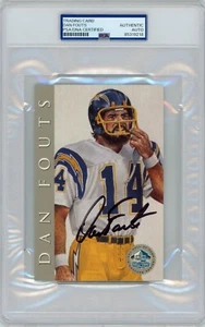 1998 HALL OF FAME PLATINUM SIGNATURE SERIES SIGNED AUTOGRAPH PSA DAN FOUTS - Picture 1 of 2