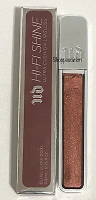 Urban Decay Hi-Fi Shine Ultra Almofada Brilho Labial Sombra DIRTY TALK 0,23 oz/7 ml - Imagem 1 de 3