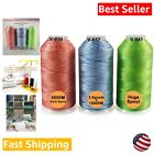 Colorful Polyester Embroidery Machine Thread - 3 Huge Spools 5000M - Value Pack