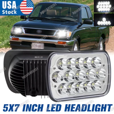 5x7" 7x6 LED Headlight Hi/Lo DRL For Toyota Pickup 82-93 Tacoma 95-97 - Image 1 of 4