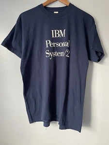 Vintage 1980’s IBM Personal System 2 Shirt SINGLE STITCH Size XL Tech Tee RARE - Picture 1 of 5