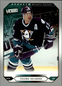 2005-06 Upper Deck Victory Anaheim Ducks Hockey Card #201 Teemu Selanne