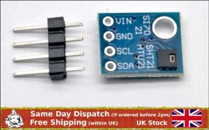 HTU-21D HTU21D SI7021 Temperature/Humidity Sensor (3.3 or 5V), UK Seller - Picture 1 of 6