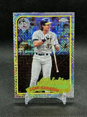 2024 Topps Series 2 Silver Mojo Refractor Jose Canseco #2T89C-46 Athletics - Image 1 of 2