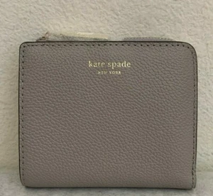 NWT Kate Spade Margaux Small Bifold Leather Wallet True Taupe $98 PWRU7160 - Picture 1 of 9