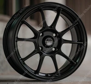Llantas de aleación SR-9 negras de 15" para Chevrolet Daewoo Dacia 4x100 solo PC - Imagen 1 de 6