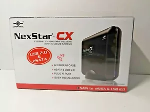 Vantec NexStar CX External 3.5 Hard Drive Enclosure eSATA & USB 2.0 - Sealed - Picture 1 of 4