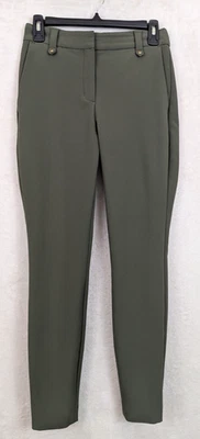 Express sz 2 Pants Skinny high rise stretchy army green lighter than pics 0461 - Image 1 of 4