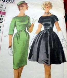 *LOVELY VTG 1960s DRESS Sewing Pattern 16/36 - Picture 1 of 2