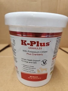K-Plus Potassium Citrate Plus Cranberry Granules for dogs and Cats/ 60 Doses - Picture 1 of 5