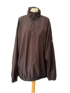 Ashworth Golf Black Windbreaker Jacket XL Wind Resistant Water Resistant Mens - Picture 1 of 12