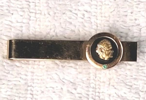 John Deere 10K Service Tie Clip - 1 Emerald - Picture 1 of 12