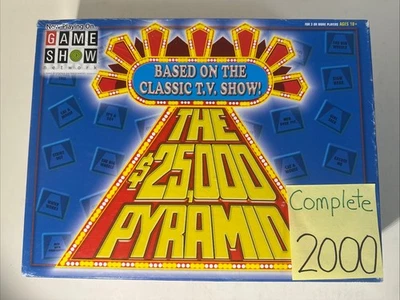 The $25,000 Pyramid Board Game 2000 Endless Games Completo TV Show Trivia Party Foto 1 de 4
