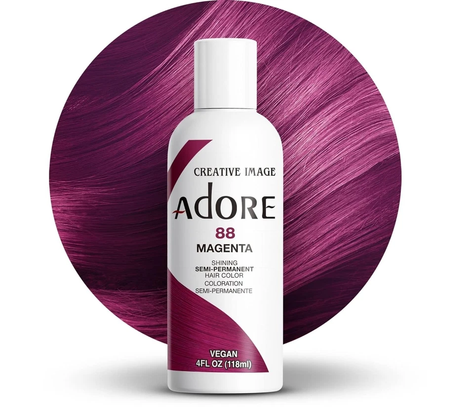 Creative Images Adore Semi-permanent Haircolor 088 Magenta 4 Oz