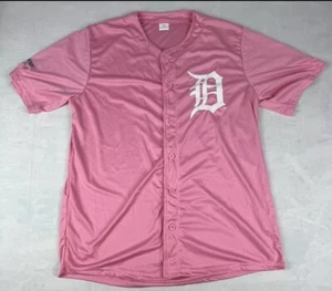 Detroit Tigers 6/8/24 Stadium Giveaway Pink Breast Cancer Jersey Adult size XL - Picture 1 of 5