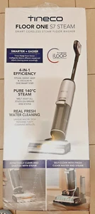 Tineco Floor One S7 Steam Smart Wet/Dry Vacuum Cleaner White SW110100US New - Picture 1 of 4