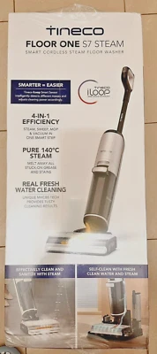 Tineco Floor One S7 Steam Smart Wet/Dry Vacuum Cleaner White SW110100US New - Image 1 of 4