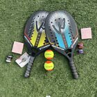 Soft EVA Face Carbon Fiber Tennis Racket Padel Rackets  Adult Gift