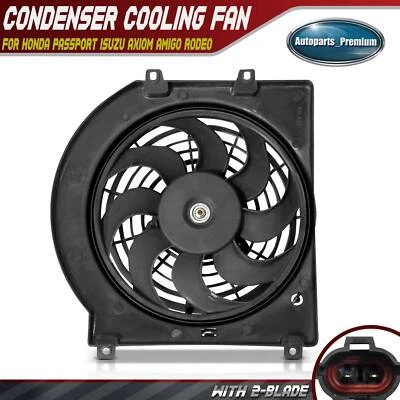 A/C Condenser Fan w/ Shroud Assembly for Honda Passport Isuzu Axiom Amigo Rodeo - Image 1 of 4