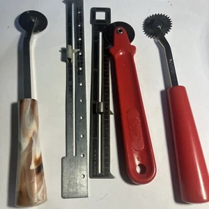 Pelouze Scale & Mfg.Co. Chicago 4” Vintage Gauge Sewing Tool Made In USA Read - Picture 1 of 9