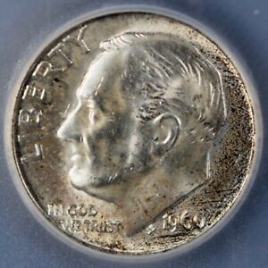 1960 D ICG MS67 Roosevelt Silver Dime 10c (Old Holder/Pre-Full Torch)