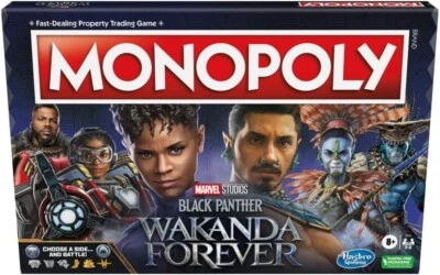 Monopoly Black Panther Wakanda Forever Board Game for ages 8+ - Image 1 of 2