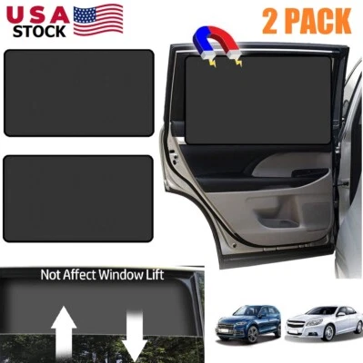 2× Auto Car Magnetic Suction Sun Shade Curtain Full Shading Sunshade Accessories - Image 1 of 4