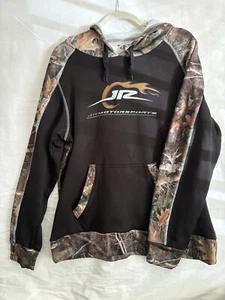 JR Motorsport Pullover Hoodie Camouflage Brown Size Large - Picture 1 of 6