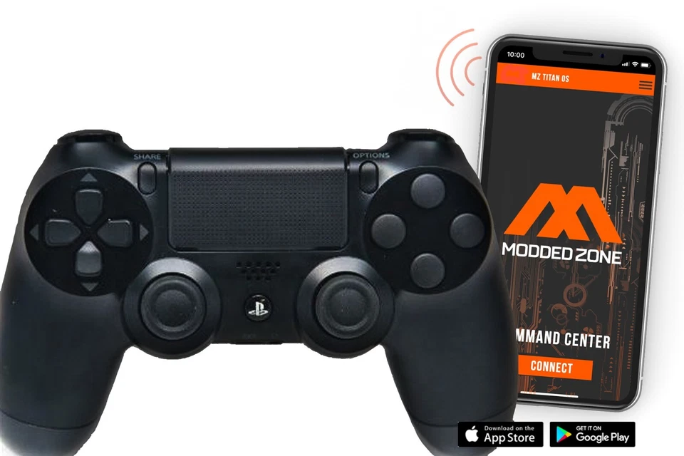 Black Out Ps4 Custom MODDED Controller for FPS All Major Shooter Games - Image 1 of 1