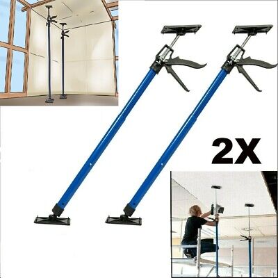 2x Adjustable Drywall Plasterboard Builder Ceiling Support Easy Props 115-290cm • 36.99£