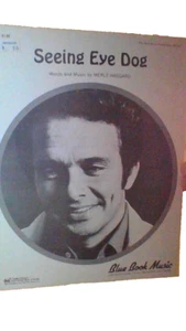 1967 Country Star Merle Haggard "Seeing Eye Dog" spartiti musicali - - Foto 1 di 3