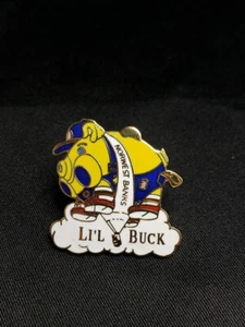Pinback coleccionable globo aerostático Lil Buck tono dorado y esmalte multicolor - Imagen 1 de 2