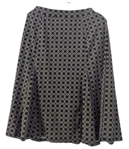 Jaclyn Smith, Solución Adelgazante, Talla M, Falda Negra/Gris, Hasta la Rodilla - Imagen 1 de 17