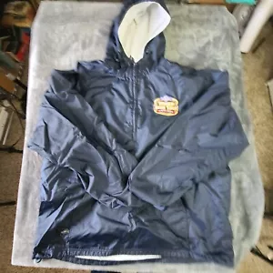 Sammlerstück alter Chicago World Beer Tour Pullover gefütterte Jacke XL blau - Bild 1 von 13