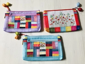 korean traditional pouch / make up case / wallet/ gift/ - Picture 1 of 10