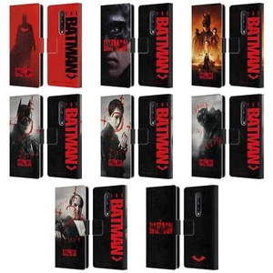 OFFICIAL THE BATMAN POSTERS LEATHER BOOK WALLET CASE FOR BLACKBERRY ONEPLUS - Picture 1 of 14