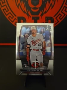 2023 Bowman Chrome #1 Edouard Julien Rookie Minnesota Twins - Picture 1 of 2