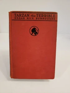 Tarzan the Terrible Edgar Burroughs June 1921 Grosset Great Britain Antique - Picture 1 of 11