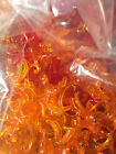 Pomarańczowe ozdoby orangutanowe Markery do napojów Impreza Bar Plastikowa dekoracja TYLKO 25 kolorów