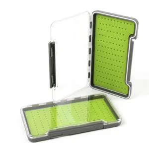 Caja de pesca con mosca transparente impermeable con inserto de silicona - Imagen 1 de 9