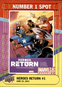 Heroes Return #1 - 2021-22 Upper Deck Marvel Anual #N1S-21 - Imagen 1 de 2