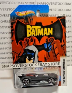 2012 HOT WHEELS THE BATMAN BATMOBILE, BATMAN VEICOLI ALLORA E ORA SERIE #1/8 - Foto 1 di 11