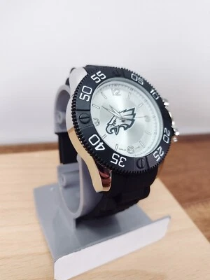GAME TIME Philadelphia Eagles Men's Black Watch - Beast Watch - Eagles Black Watch