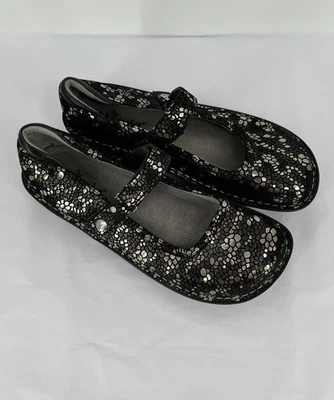 Zapato cómodo ALEGRIA Belle dorado mosaico Mary Jane talla EU 39 US 9 BEL-780 Foto 1 de 4