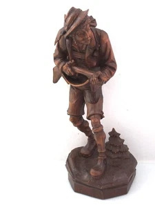 Jägerfigur Holz geschnitzt um 1930 - Picture 1 of 18